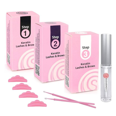 Sugaring NYC Lash Lift System (3 steps, silicones, brushes, glue)