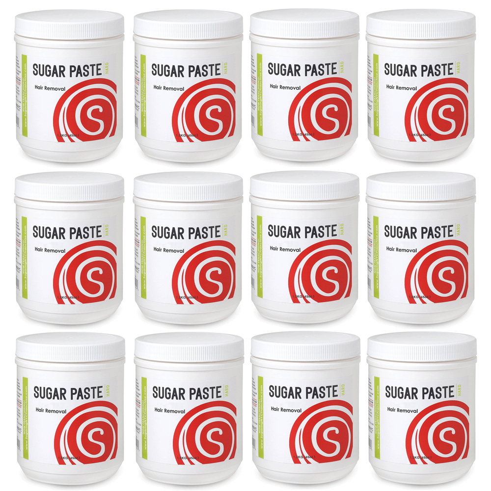 Sugaring paste hard, 12 jars wholesale package