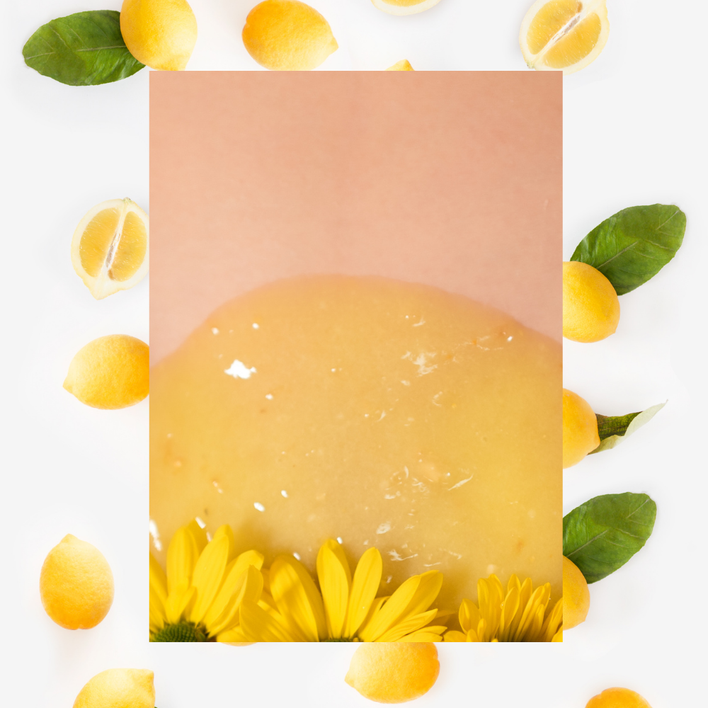 Vajacial Mask Lemon with Lemon Elements V-Facial by Sugaring NYC 7oz 200g.