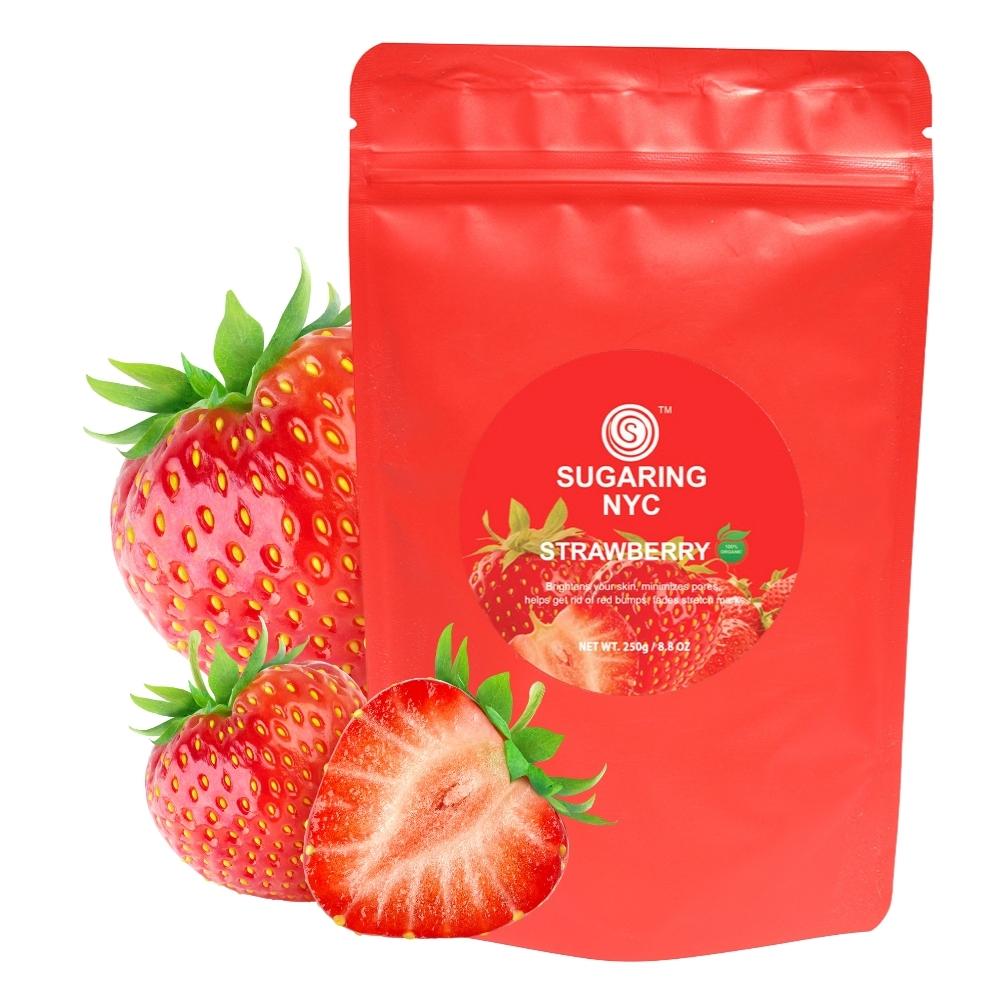 Sugaring NYC Strawberry Scrub. Brightening