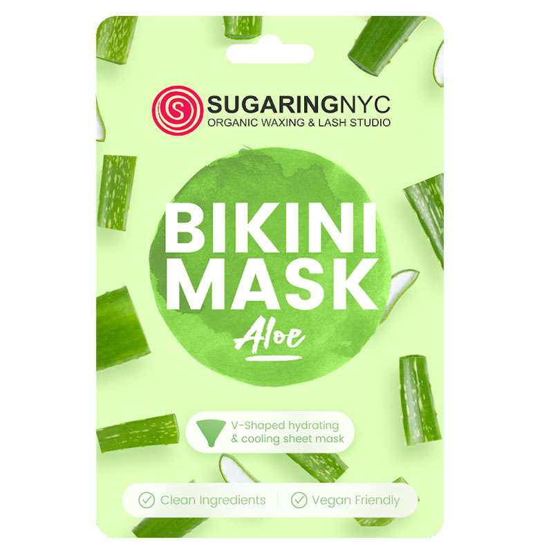 Sugaring NYC V-Shaped Bikini Gel Sheet Mask – Aloe