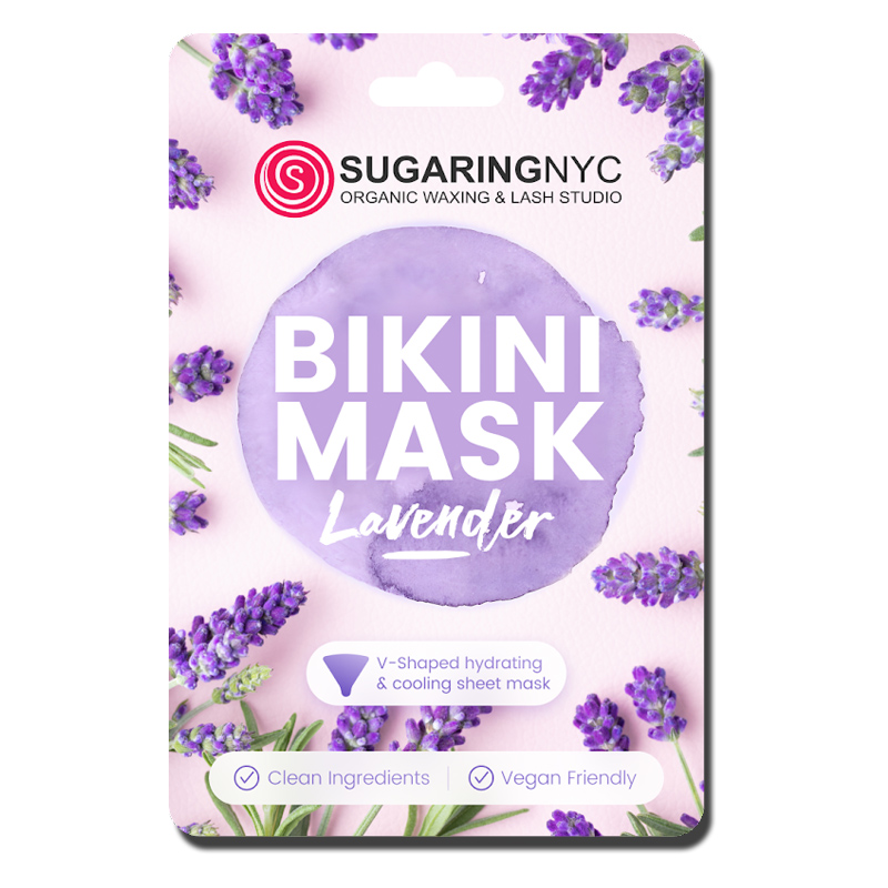 Sugaring NYC V-Shaped Bikini Gel Sheet Mask – Lavender