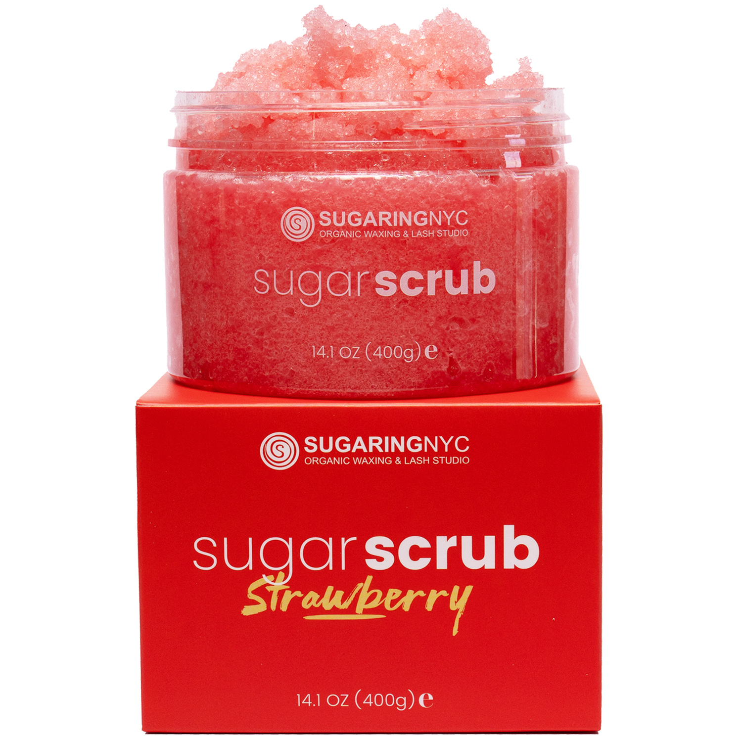 Sugaring NYC Signature Sugar Scrub – Strawberry Fields