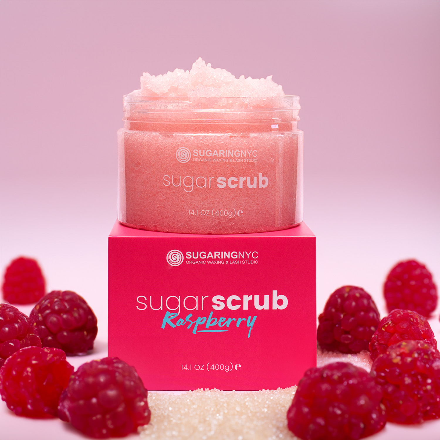 Sugaring NYC Signature Sugar Scrub – Raspberry Heaven